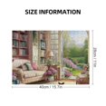 HENGT Tea Time Cabin Puzzle for Adults, Book Cozytime Garden Jigsaw