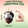 thumbnail image 3 of 2d Rabbit Forest Animal Acorn Ornaments,Seasonal Cute Animals Hanging Cozy Forest Christmas Ornaments,Fall Forest Wildlife Hanging Ornament Christmas Tree Decorations, 3 of 6