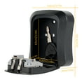 EUWBSSR Key Lock Box with Code, Lock Box for House key, Safe Box, Home