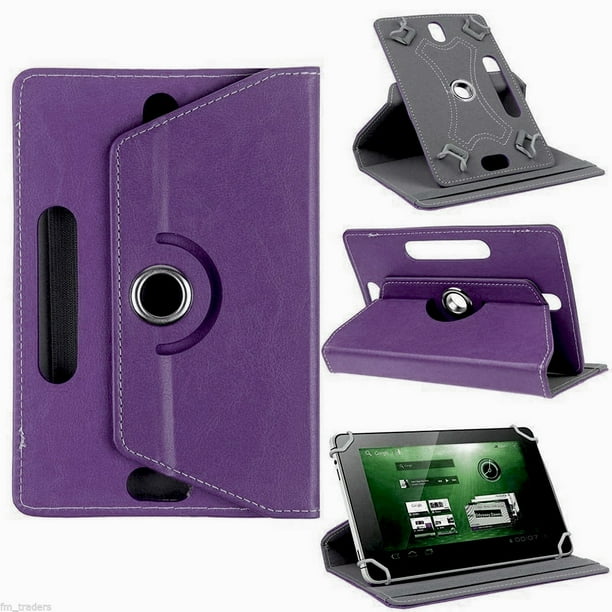 Universal 10" Tablet PU Leather Folio 360 Degree Rotating Stand Case