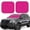 Darkmagenta, variant on Gaeub Vineyard Landscape 1 Foldable Auto Sun Blocker Visor, Sunshade for Car Front Window, Keeps Your Vehicle Cool - Medium