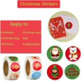 thumbnail image 1 of Pegatinas navideñas Pegatinas navideñas Etiquetas adhesivas navideñas Pegatinas de muñeco de nieve de Papá Noel para tarjetas de sobres Decoración de embalaje 1000 piezas LingWen 8390614640047, 1 of 1
