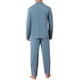 thumbnail image 3 of INSPIRAR CHIC Conjunto de Pijamas Casuales de 2 Piezas de Manga Larga en Color Sólido con Botones para Hombre S Gris Azul, 3 of 5