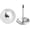 No Pattern Silver, variant on 7/16 Inch Antique Brass Upholstery Tacks, 120 count Furniture Decorative Heavy Duty Tacks, Upholstery Pins Nails for Sofa, Headboard, Bed, Chair, Box and DIY Project