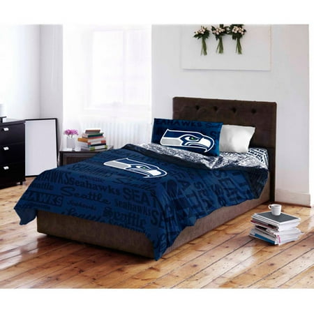 NFL Seattle Seahawks Bed in a Bag Complete Bedding Set