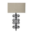thumbnail image 1 of Crestview Collection CVW1P394 30 in. Lazzaro Wall Lamp with An Oatmeal Linen Shade, 1 of 1