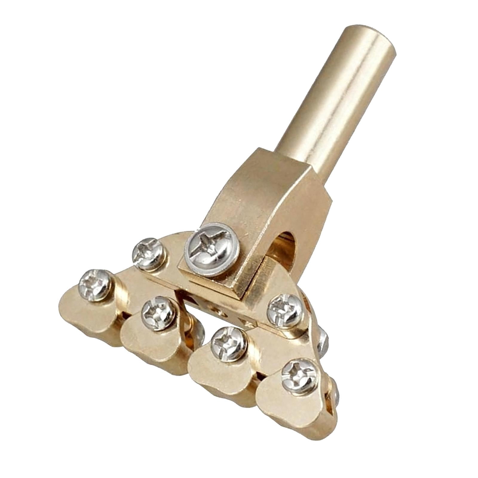 Guitar Fretboard Press Fractal Fret Press Brass Adaptive Tool for Acoustic Electric Guitar Luthiers and DIY Musicians