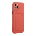 thumbnail image 4 of Allytech Case Compatible with iPhone 13 Pro, [Card Holder] [Soft TPU] [Ultra Slim & Lightweight] Shockproof Anti-Fingerprint Case for iPhone 13 Pro - Rose, 4 of 6