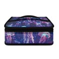 thumbnail image 2 of KUIFORTI Lunch Bag Ice Packs Lunch Bag Lightweight Women Handbag Tote Bag Container Pouch for Travel Hiking Camping, Bling Jellyfish, 2 of 7