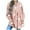 Light Pink-C, variant on Casual Winter Jacket With Star Print Lined Warm Cozy Outerwear For Cold Weather Fossa Jacket Olive Coats for Women Zip Jacket