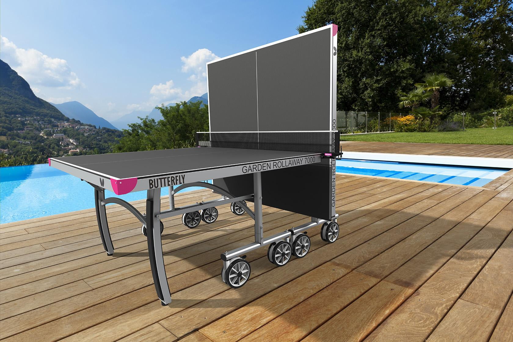 Butterfly Garden 7000 Outdoor Table Grey