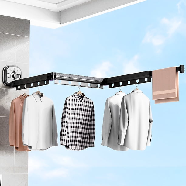 Cikonielf Étendoir à linge mural Étendoir à Linge Pliable et Cikonielf Étendoir à linge mural Étendoir à Linge Pliable et
