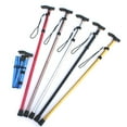 thumbnail image 2 of Aluminium Alloy Adjustable Walking Stick - Portable 4-Section Trekking Hiking Cane with Non-Slip Grip and Comfortable Handle, 2 of 7
