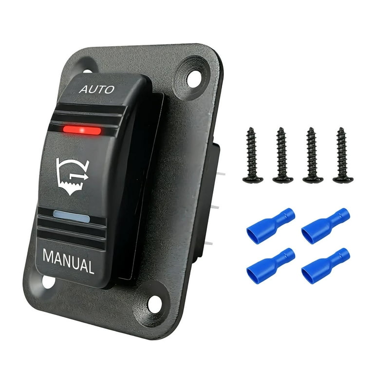 2 pezzi Interruttore push-pull per impieghi gravosi On/Off 75 AMP 6-28 V CC