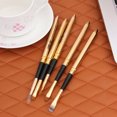 thumbnail image 3 of Juego de 5 brochas portátiles para maquillaje de ojos, sombra de ojos, delineador de ojos (dorado) Likrtyny Cuidado Belleza, 3 of 9