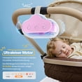 thumbnail image 4 of Wiher Rechargeable Stroller Rocker Device – Hands-Free Baby Rocker & Sleep Soother, Quiet Motor, Fits Stroller Handle, Bassinet & Crib, 3 Speeds, 4 Timer Settings, for Newborns to Toddlers(Pink), 4 of 8