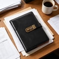 thumbnail image 5 of Classic Lined Hardcover Notebook with Lock for Writing Journaling Sketching A5 Password Black, 5 of 5