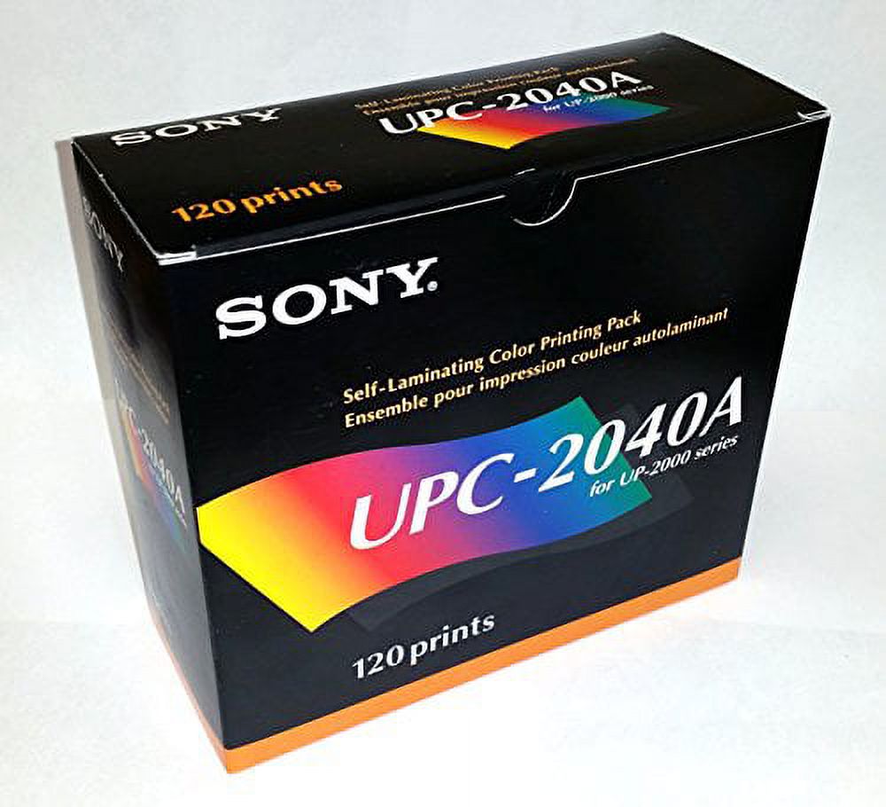 SONY UPC-2040A Paper 120 sheets UPC 2040A 2040A - For Sony printers UP-D2500, UP-D2600S, UP-2330P (4x6)