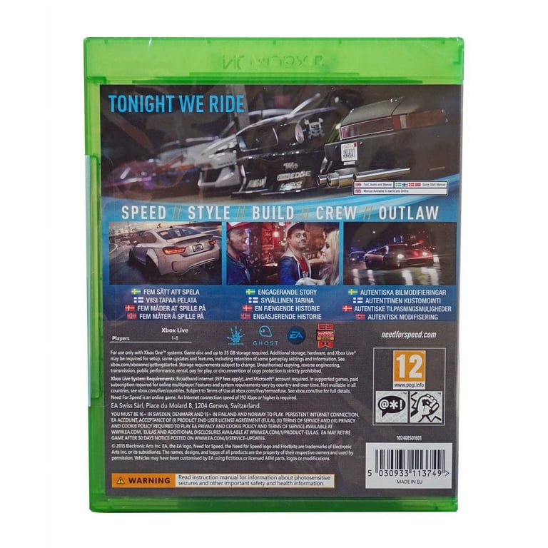 Need For Speed Rivals & NFS Heat Xbox One