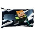 thumbnail image 4 of Minecraft Bag Kids Novelty Twin Bed-in-a-Bag, 100% Microfiber, Green, 4 of 8