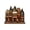 Multicolor-2, variant on Lilixerw Halloween House Scene Decoration, Spooky Town Building Welcome Sign with Ghost and Pumpkin Accent, for Entryway, Porch and Wall Display, 7.87x6.37 inch