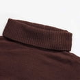 thumbnail image 5 of EGNMCR Chandail Col Roulé pour Hommes, Pulls pour Hommes Dames Imprimé Léopard Chandail Court Chandail Femme, 5 of 5