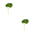 thumbnail image 4 of Inteprter Hojas De Palma Verde Artificial - Decoración Tropical No Tóxica Para Cualquier Evento Urable Y Reutilizable PU palma palma de la PU 2Conjunto, 4 of 6