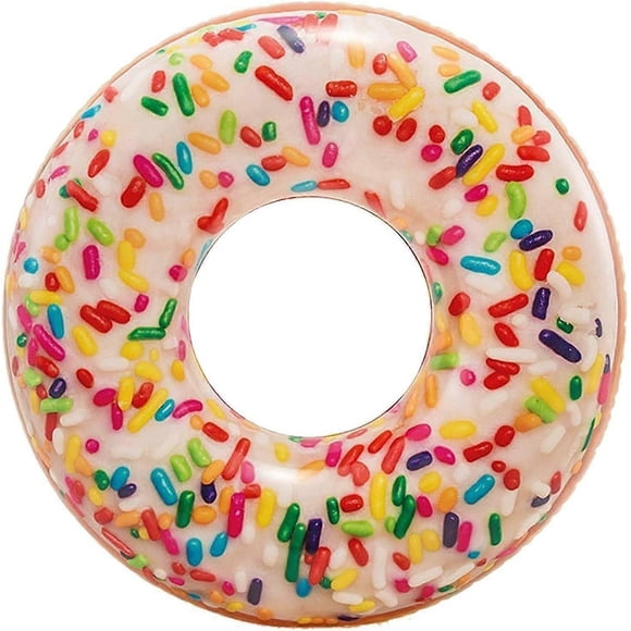 Inflatable mattress "Sprinkle Donut", 99 x 25 cm