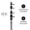 thumbnail image 4 of Flagpole To Go TUTP-14 14 ft. 4 in. Ultimate Tail Gaters Package, 4 of 4