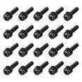 thumbnail image 1 of Tornillos de máquina Phillips de cabeza plana Uxcell M4 x 16mm de acero al carbono combinados con arandelas de resorte y arandelas planas 20pack, 1 of 6