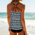 thumbnail image 4 of Clean Women Tank Top Only Strappy Swim Tops Drawstring Tummy Control Bathing Suit Top Modest Cropes Camisole Swim Tanks No Bottom Cami Holiday Beach Clothes Trends Summer 2025, 4 of 6