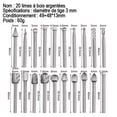 thumbnail image 2 of Wear Resistant Rotary Tools For Wide Application, High-quality High-speed Steel Perfect For Soft Wood Carving, 20Pcs, 2 of 5