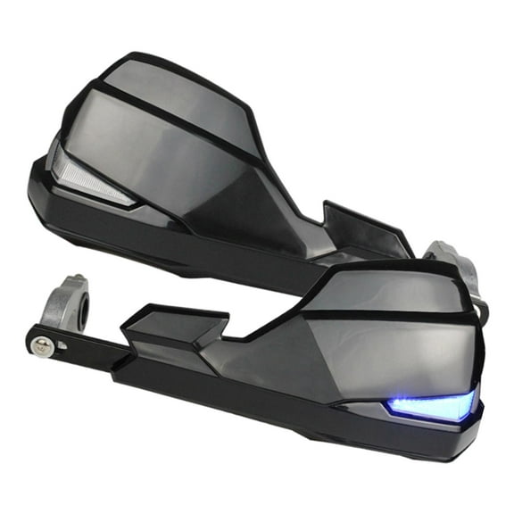 Universal 2pcs Motorcycle Handlebar Hand Guard with LED Lamp with Light Waterproof Accessories