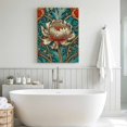 thumbnail image 6 of Canvas Wall Art, William Morris Plant Floral Framed Canvas Prints for Living Room Bedroom, Retro Lotus Flower Leaves Gallery Wrapped Wall Decor for Home Office, Gifts, 12"x16" Ship Next Day, 6 of 9