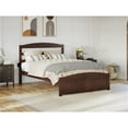 thumbnail image 1 of AFI Warren Solid Wood Traditional Full Bed with Footboard in Walnut, 1 of 12