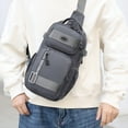 thumbnail image 4 of Medium Capacity Chest Bag Travel Sports Crossbody Bag 12.99 In Wear Resistant Water Repellent Multi Carry Design Organizer For Phones Wallets Commuting Outdoor Shopping Home Fashion Decor Bags, 4 of 6