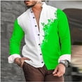 thumbnail image 1 of Camiseta suave y cómoda con estampado gráfico de piel de serpiente en HD, traje de solapa con botones, camiseta colorida retro popular de moda para hombres, 1 of 6