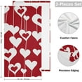 thumbnail image 2 of Seamless Heart Hand Towels for Bathroom, Valentine's Day Kitchen Towel 2 PCS Ultra Soft and Highly Absorbent Decorative Fingertip Face Bath Towels for Spa & Hotel, 28.3"x 14.4", 2 of 5