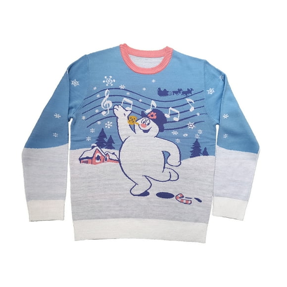 Frosty the Snowman Dancing Music Ugly Christmas Sweater