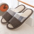 thumbnail image 2 of Vedolay Men's Slippers Soft Comfy Non-Slip House Bathroom Shower Shoes,Coffee 44, 2 of 3