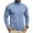 Light Blue, variant on Mens Tops Long Sleeve Mock Neck Loose Fitted Soft Breathable Comfy Casual Base Layer Loungewear Tops