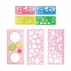 thumbnail image 1 of 7 Plantillas de Dibujo Geométrico, Reglas de Geometría, Plantillas de Dibujo Duraderas de 20 Cm para Medir Encofrados de Construcción, Oficina, Estudi , rosa mayimx Regla de medición, 1 of 9