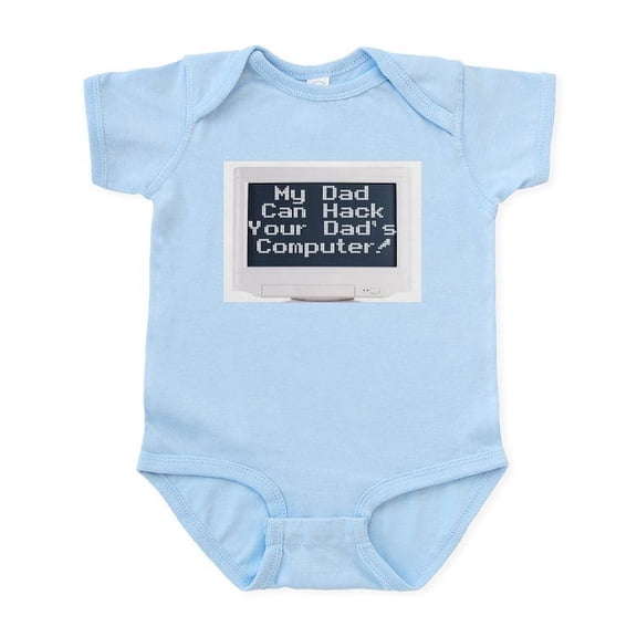 CafePress - Hacker Infant Bodysuit - Baby Light Bodysuit, Size Newborn - 24 Months