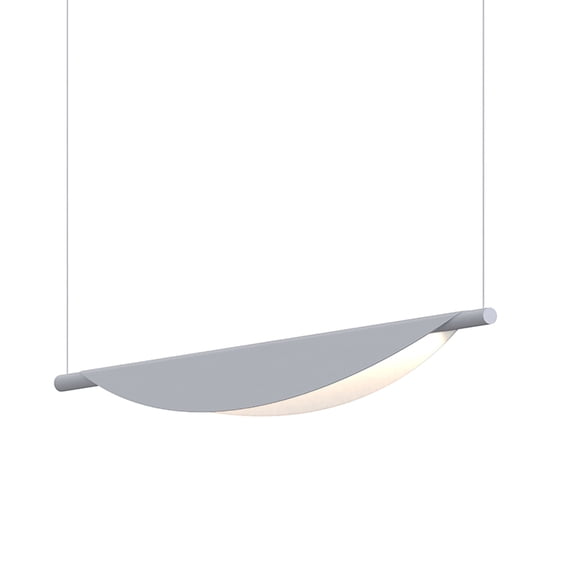 Sonneman 3121.18 Tela 40" Wide Led Suspension Linear Pendant - Grey