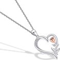 thumbnail image 2 of (A)Collar con colgante de San Valentín en plata S925 H, 2 of 4