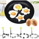 thumbnail image 5 of Molde para huevos fritos, juego de 5 antiadherentes para sartén, máquina para hacer panqueques moldeadora de huevos con asa, molde para cocinar huevos para freír MFZFUKR MZQ-0097, 5 of 6
