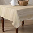thumbnail image 4 of Orange Brown Table Cloth Waterproof Tablecloths, Modern Abstract Art Ombre Striped Tablecloth Dining Table Cover for Kitchen Party Tabletop Outdoor, Square Tablecloth 60x60 Inch, 4 of 9