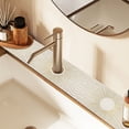 thumbnail image 2 of Yayeee Faucet Mat for Kitchen Sink 30" Diatomite Long Splash Guard Pad, Sunshine, 2 Pack, 2 of 7