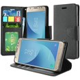 thumbnail image 1 of Wallet Case Kickstand Card Holder Magnetic Flap for Samsung Galaxy J3 J337 2018, Black, 1 of 5