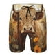 thumbnail image 3 of Fotbe Vintage Sunflower Cow Trajes de Baño Estampados para Hombre, Shorts de Verano de Secado Rápido, Ropa de Playa, Bañadores-Large, 3 of 6